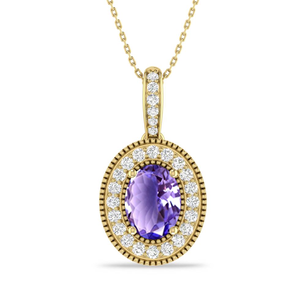 Yellow Gold - Tanzanite