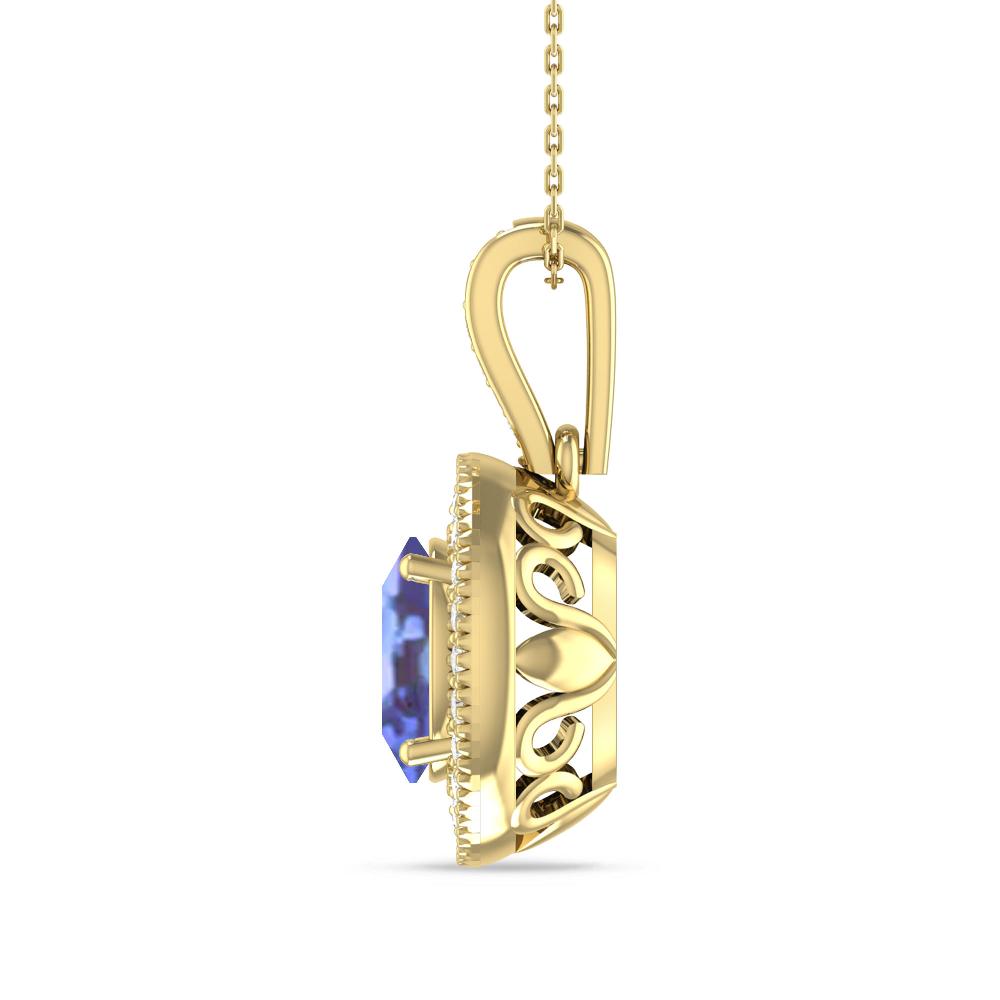Yellow Gold - Tanzanite