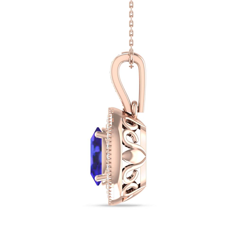 Rose Gold - Tanzanite