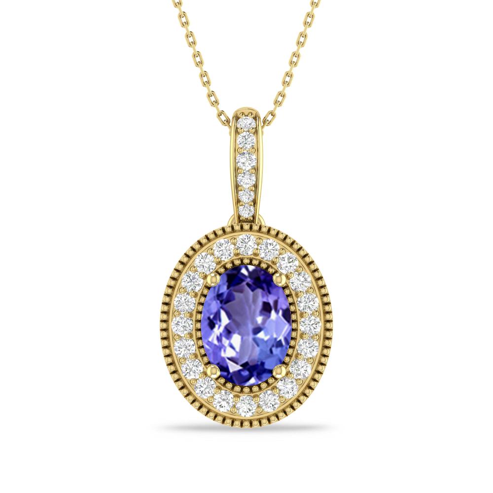 Yellow Gold - Tanzanite
