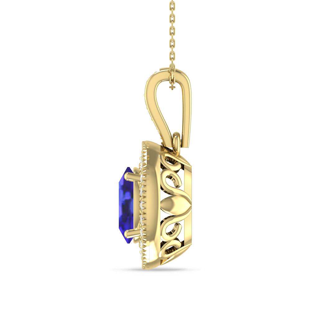 Yellow Gold - Tanzanite