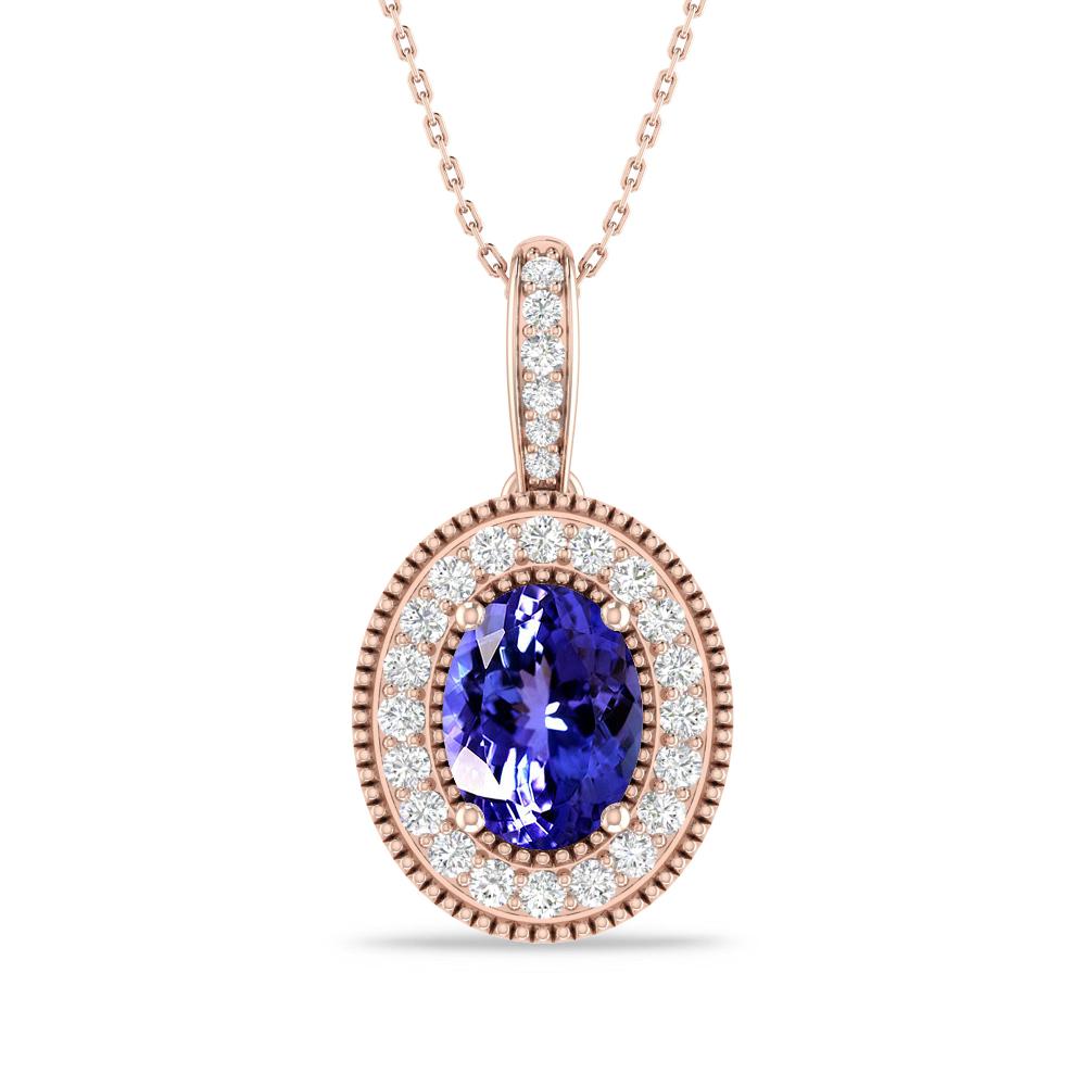 Rose Gold - Tanzanite