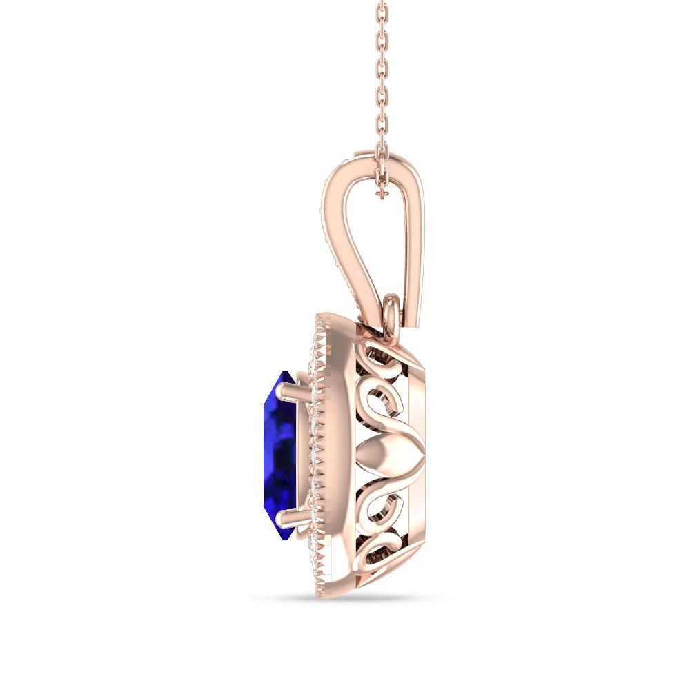 Rose Gold - Tanzanite