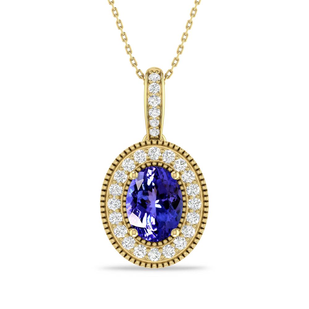 Yellow Gold - Tanzanite
