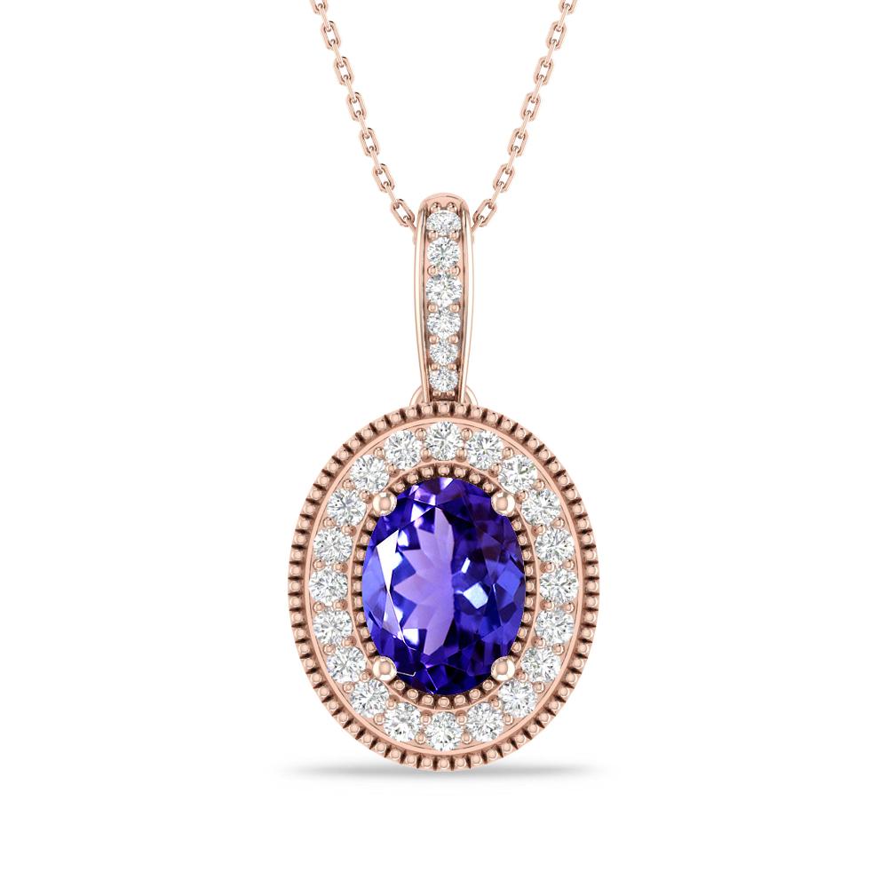 Rose Gold - Tanzanite