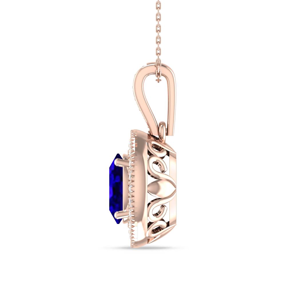 Rose Gold - Tanzanite