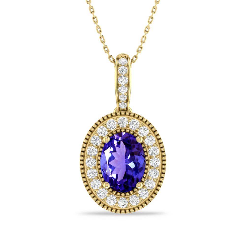 Yellow Gold - Tanzanite