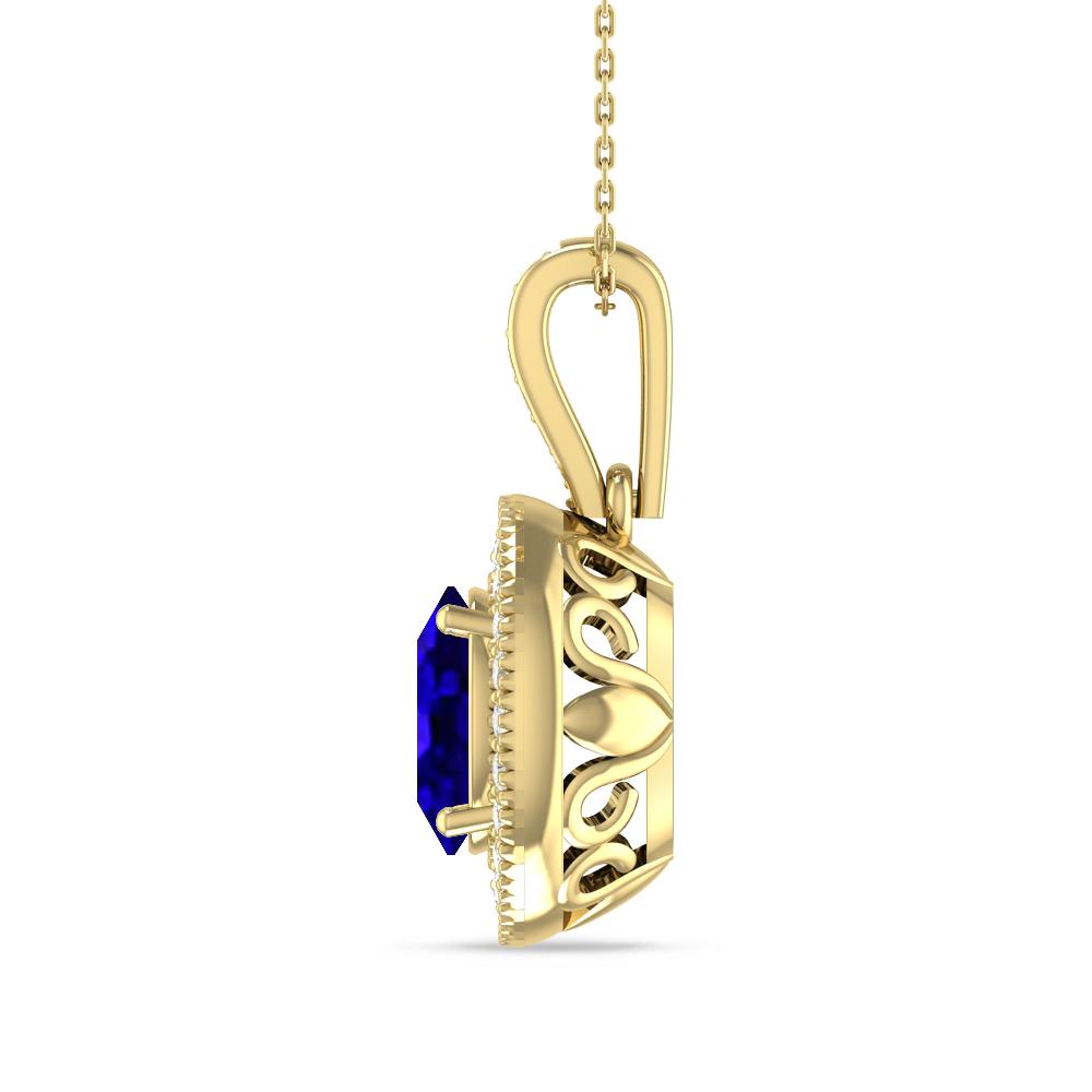 Yellow Gold - Tanzanite