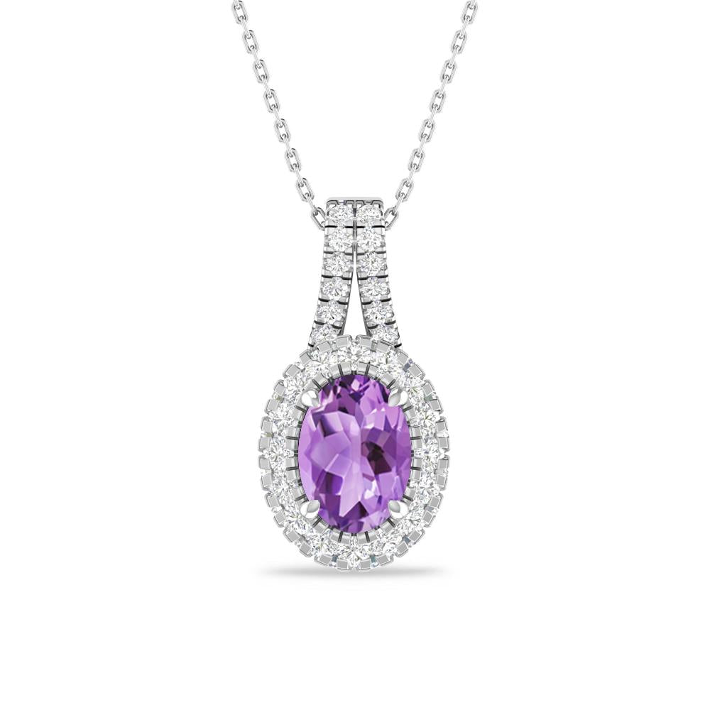 White Gold - Amethyst