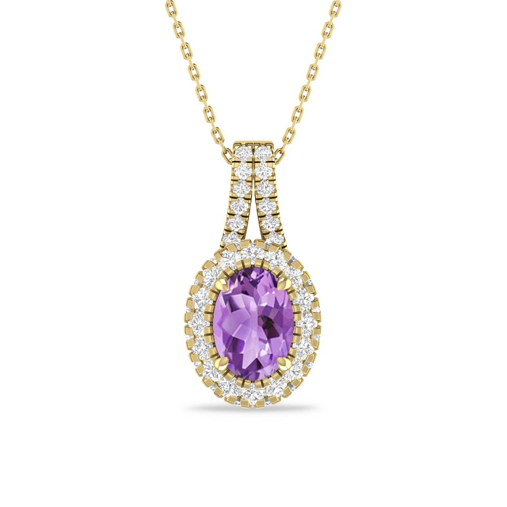 Yellow Gold - Amethyst