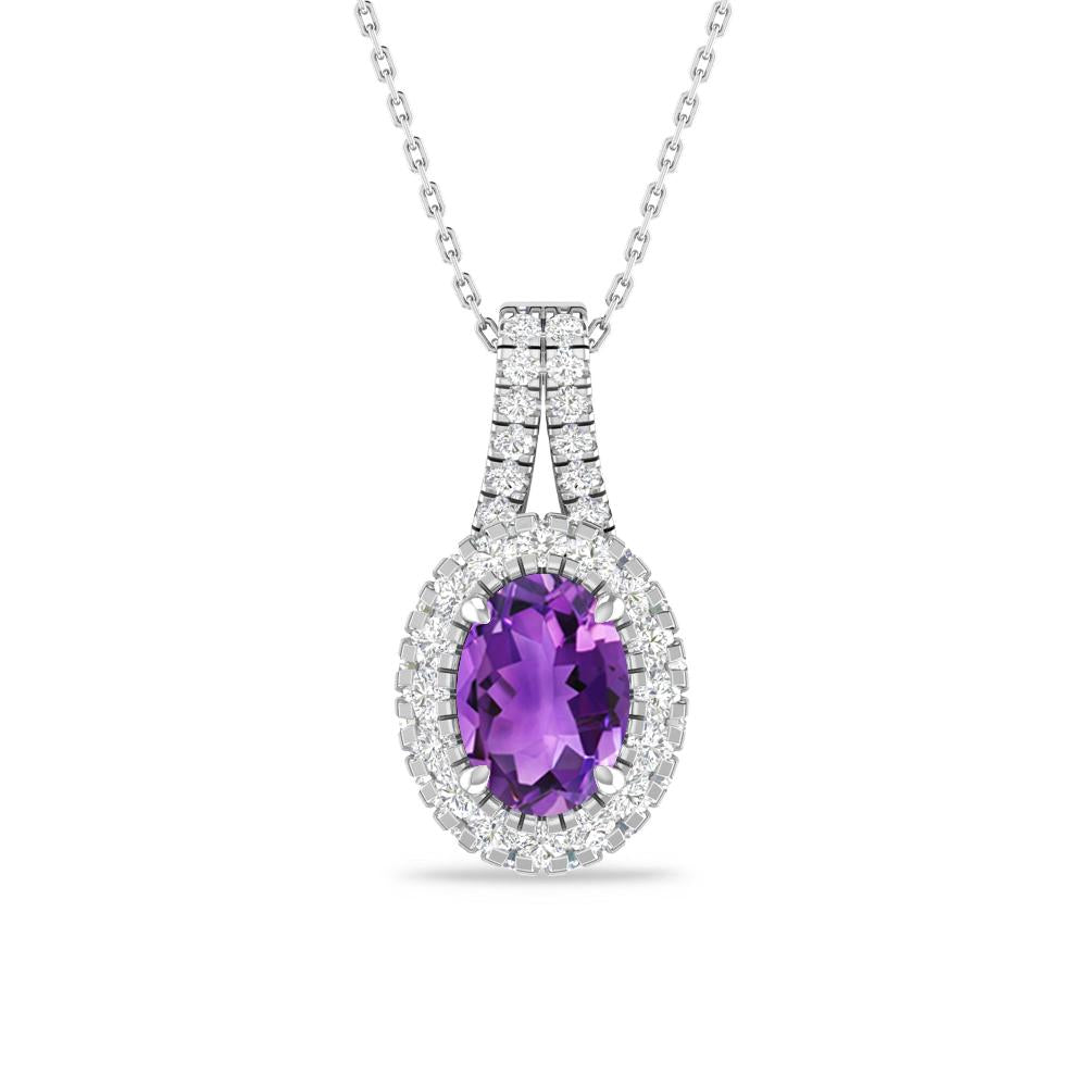 White Gold - Amethyst