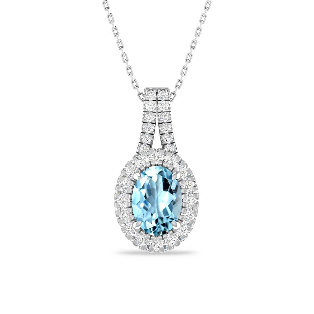 White Gold - Aquamarine