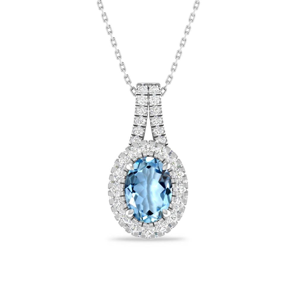 White Gold - Aquamarine