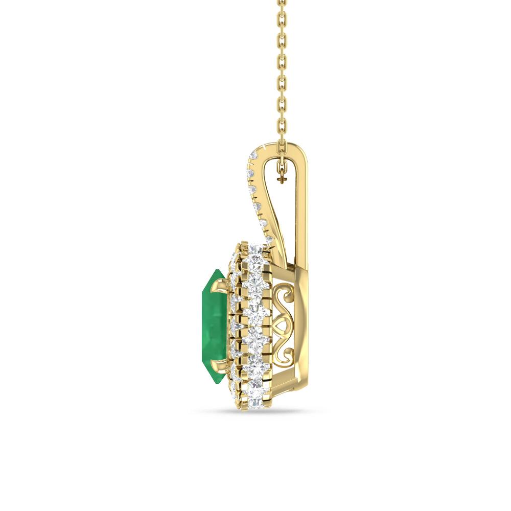Yellow Gold - Emerald