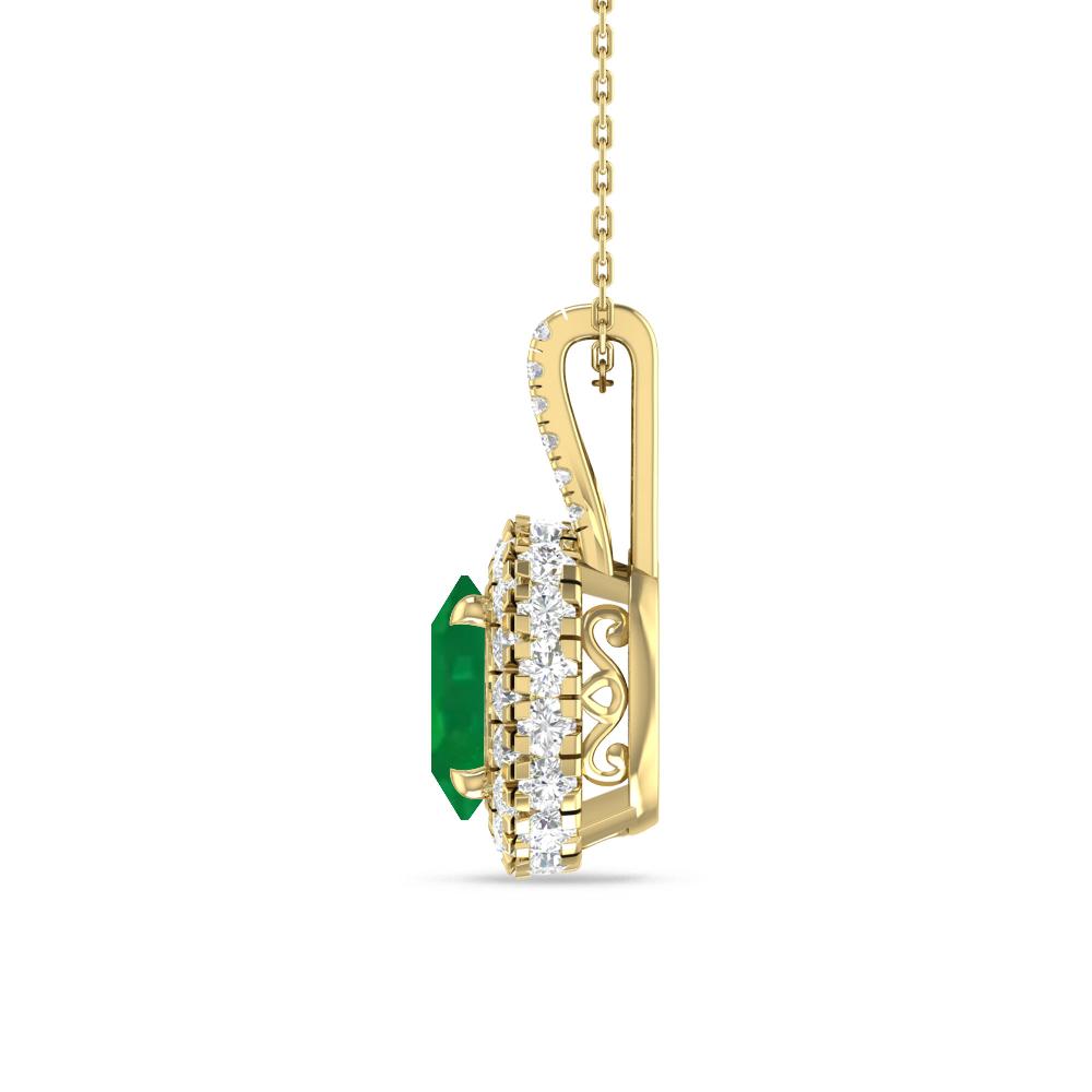 Yellow Gold - Emerald
