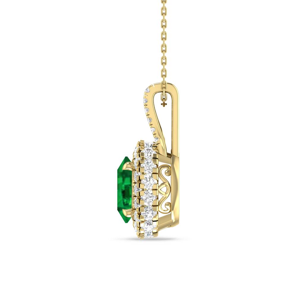 Yellow Gold - Emerald