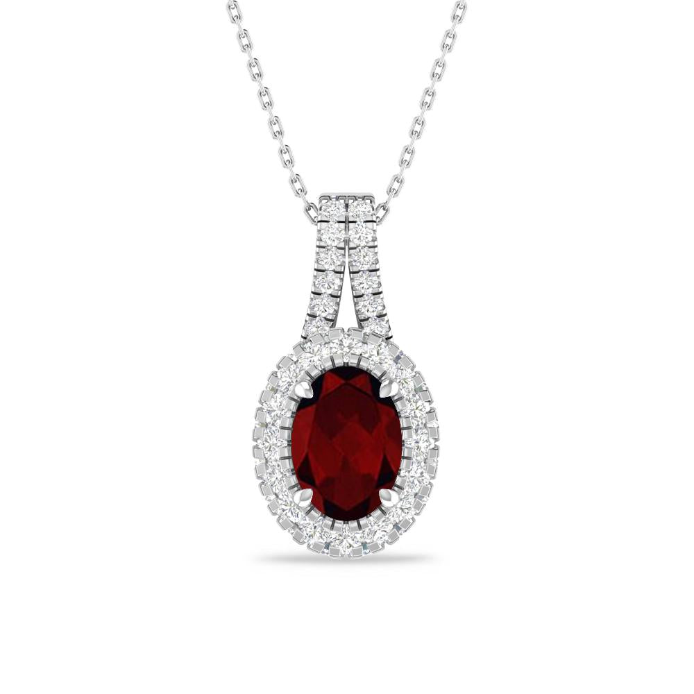 White Gold - Garnet