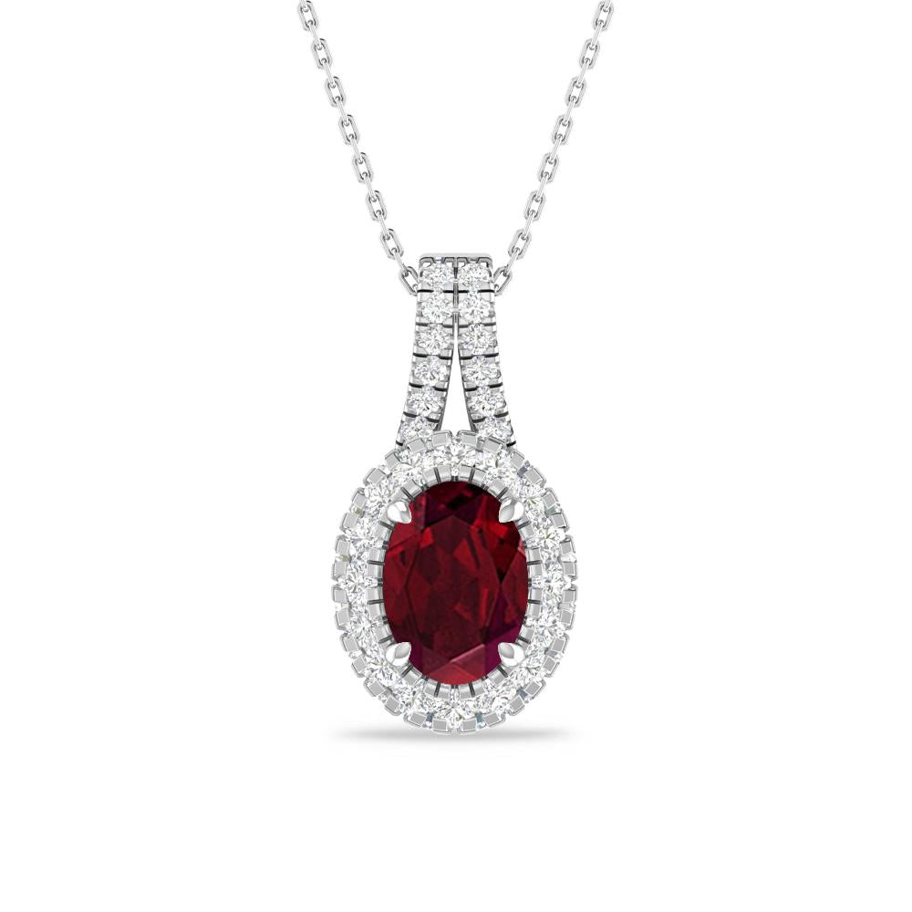 White Gold - Garnet