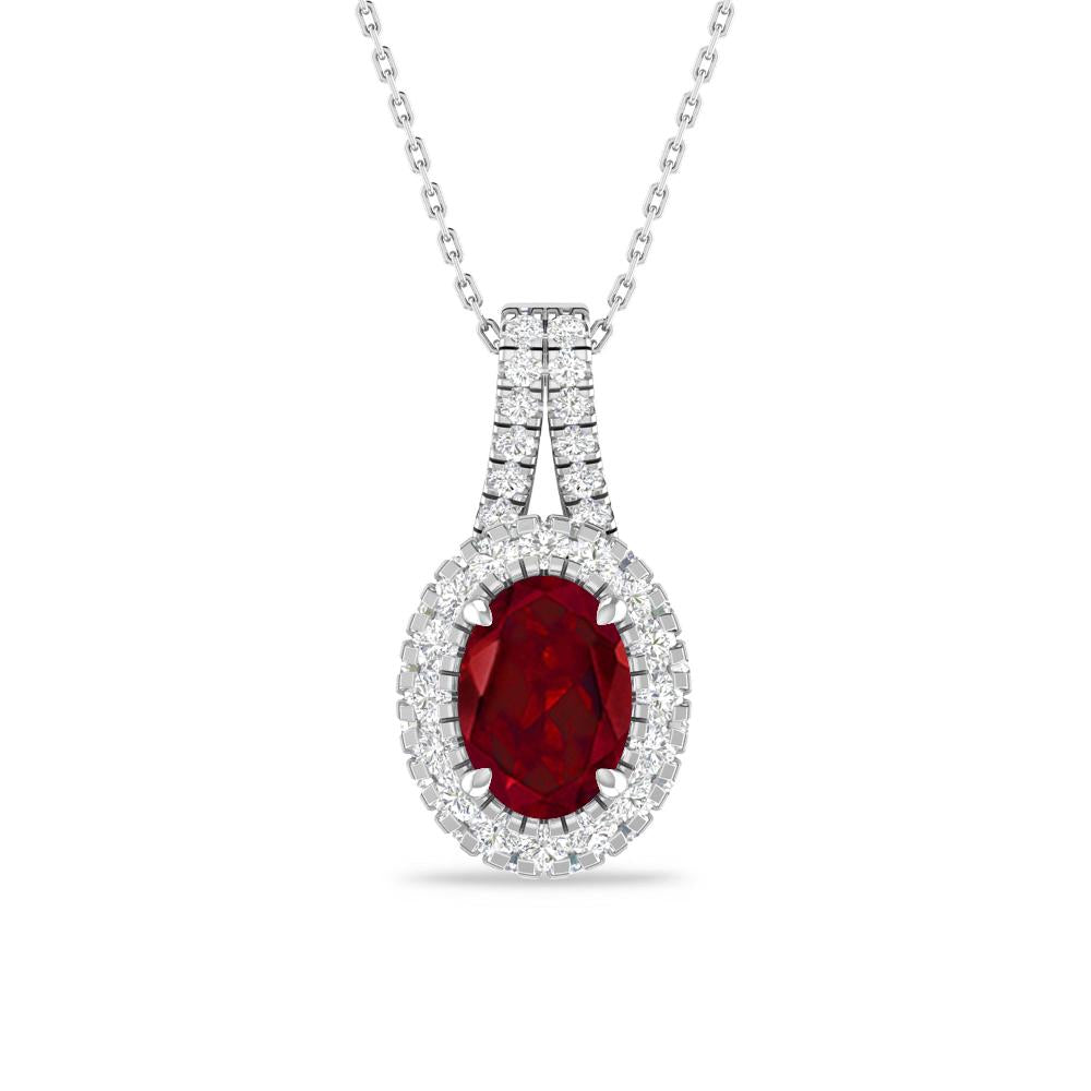White Gold - Garnet