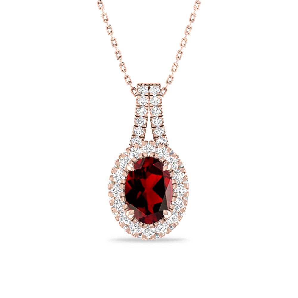 Rose Gold - Garnet