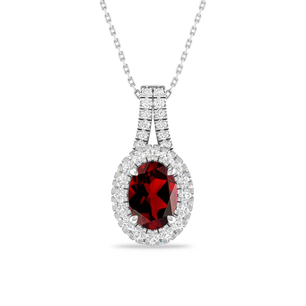 White Gold - Garnet