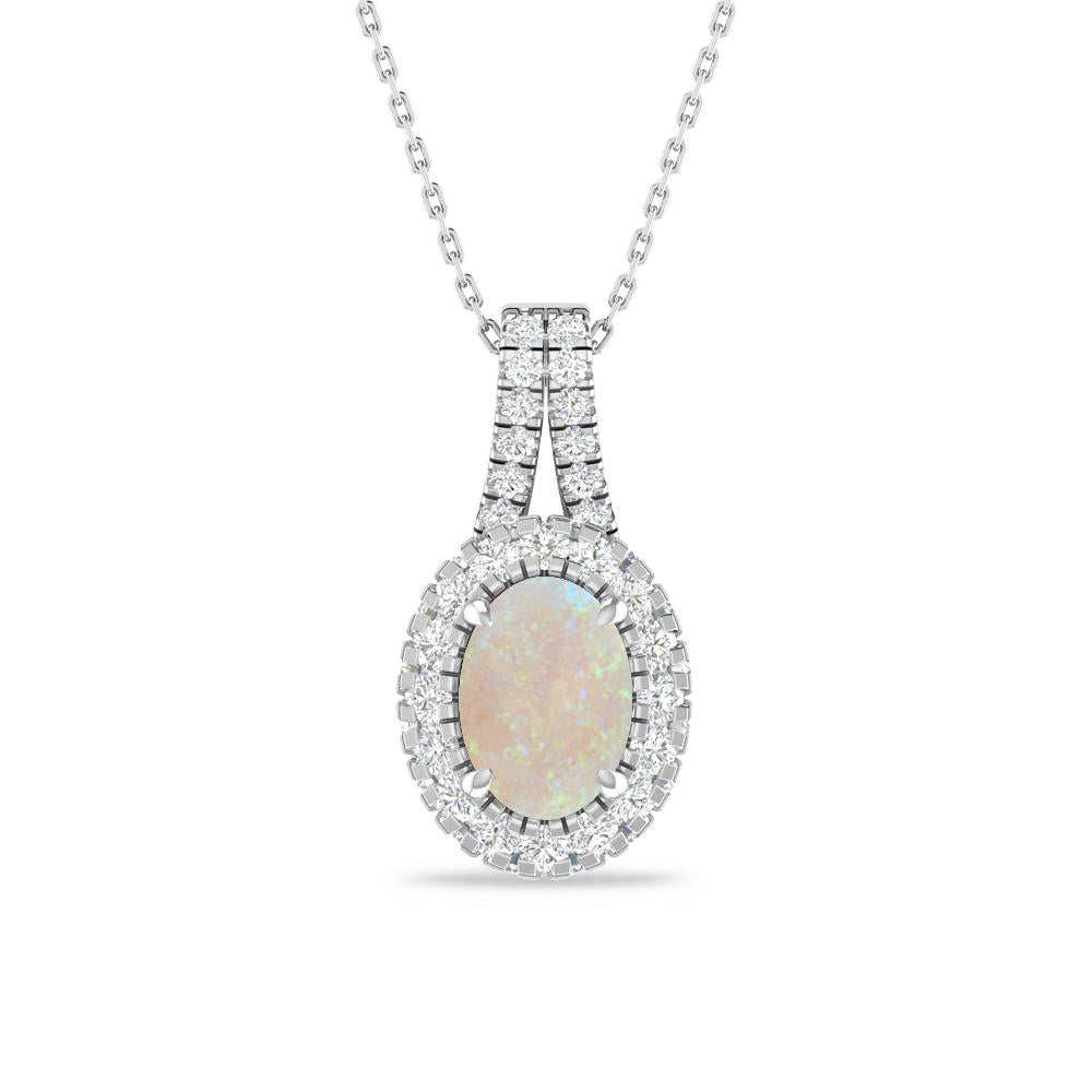 White Gold - Opal