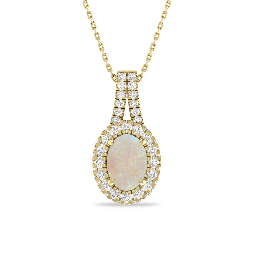 Yellow Gold - Opal