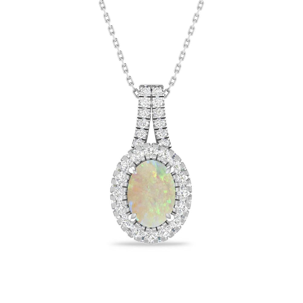 White Gold - Opal