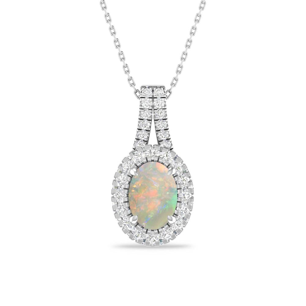 White Gold - Opal