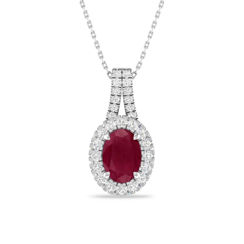White Gold - Ruby