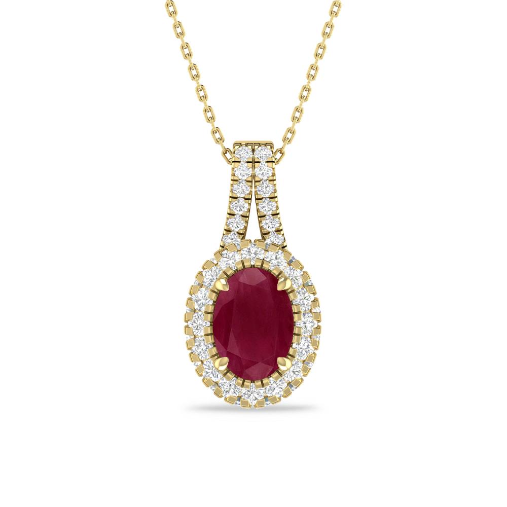 Yellow Gold - Ruby