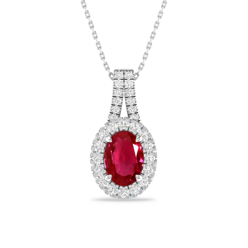 White Gold - Ruby