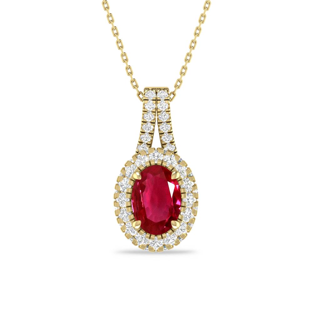 Yellow Gold - Ruby