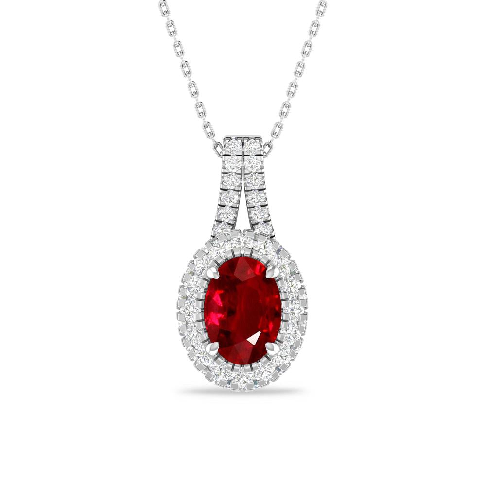 White Gold - Ruby