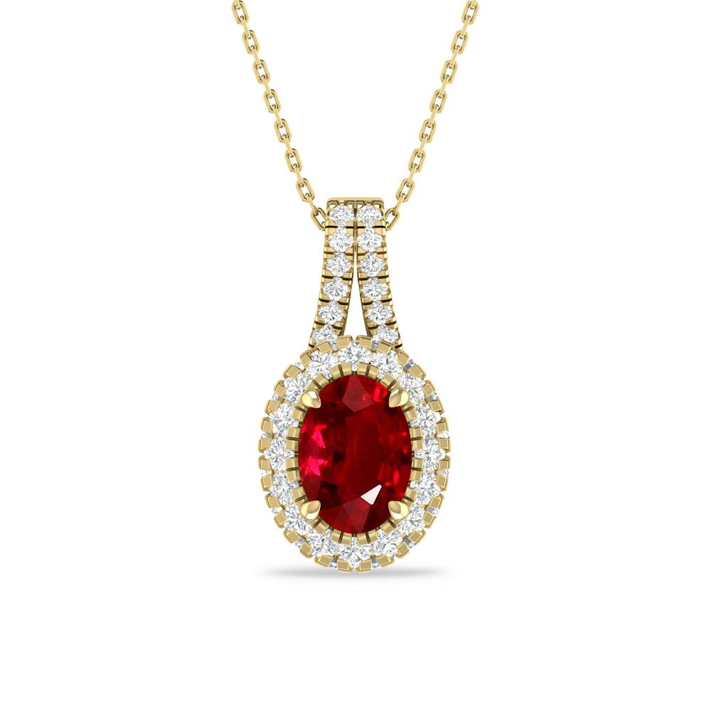 Yellow Gold - Ruby