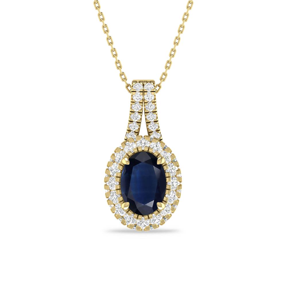 Yellow Gold - Sapphire