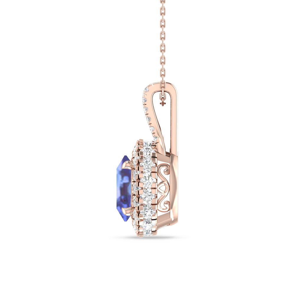 Rose Gold - Tanzanite