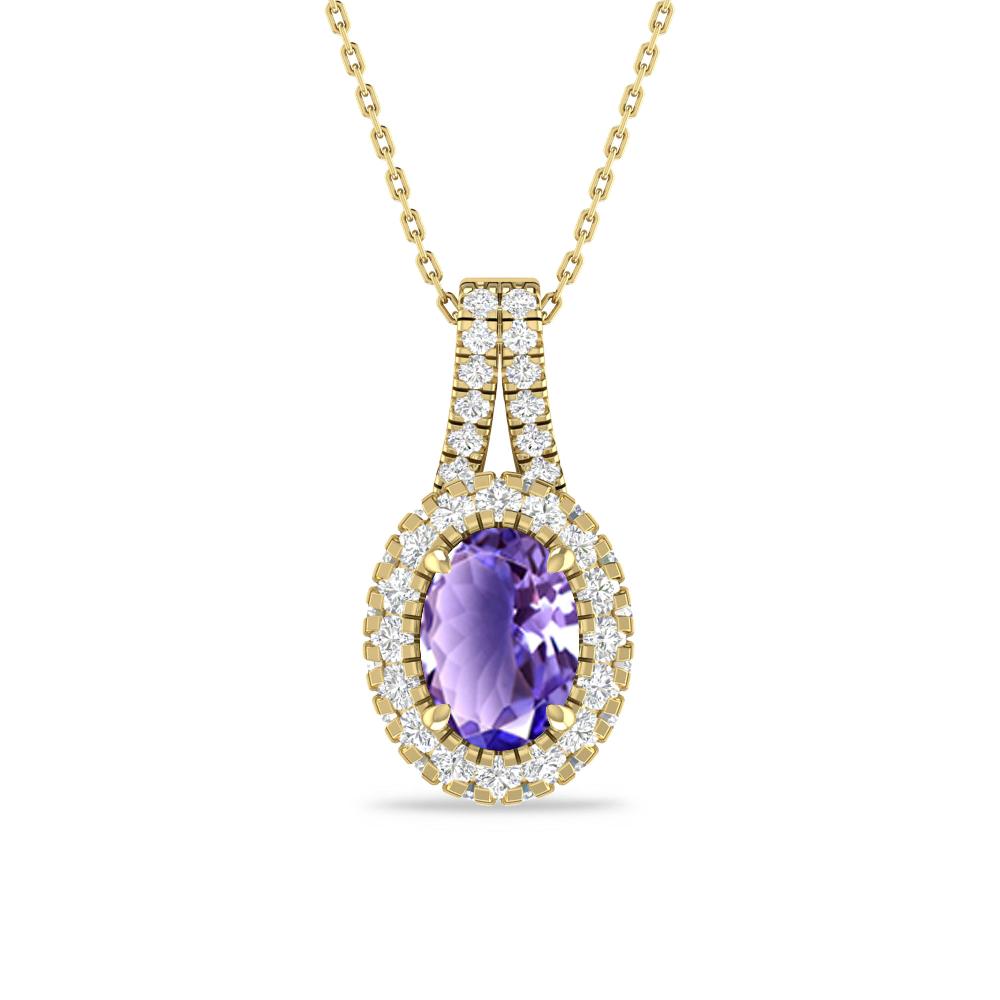 Yellow Gold - Tanzanite