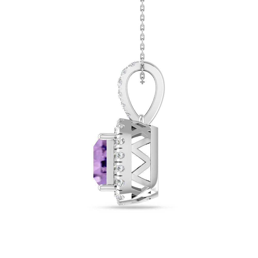 White Gold - Amethyst