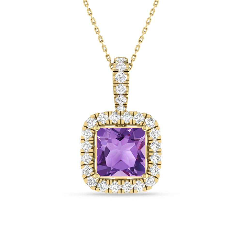 Yellow Gold - Amethyst