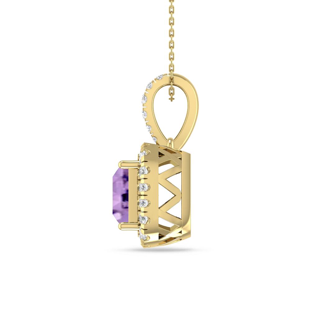 Yellow Gold - Amethyst