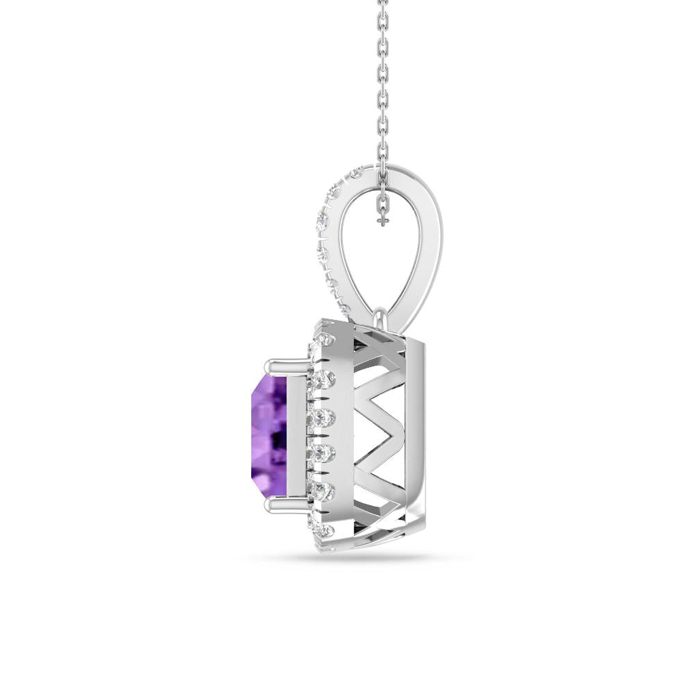 White Gold - Amethyst