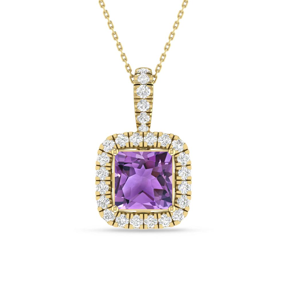 Yellow Gold - Amethyst