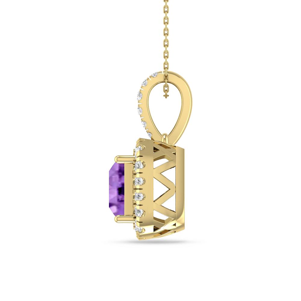 Yellow Gold - Amethyst