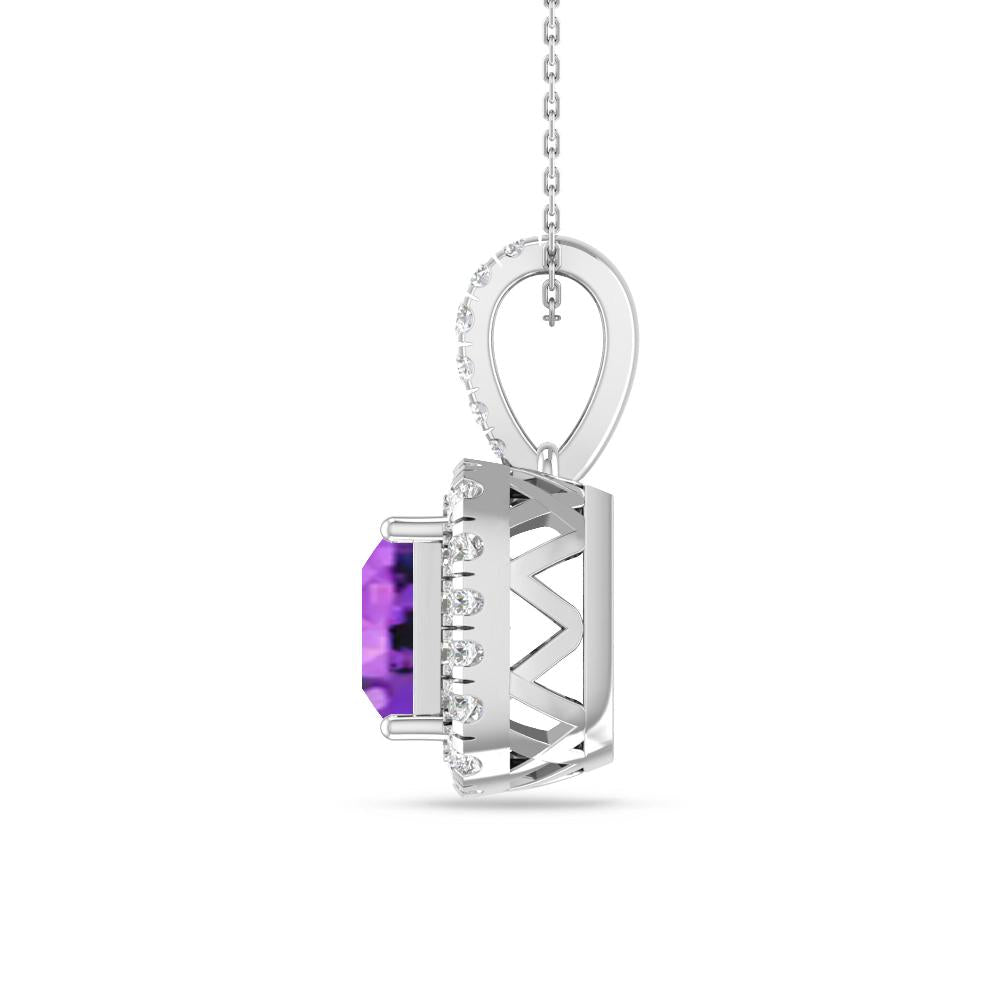 White Gold - Amethyst