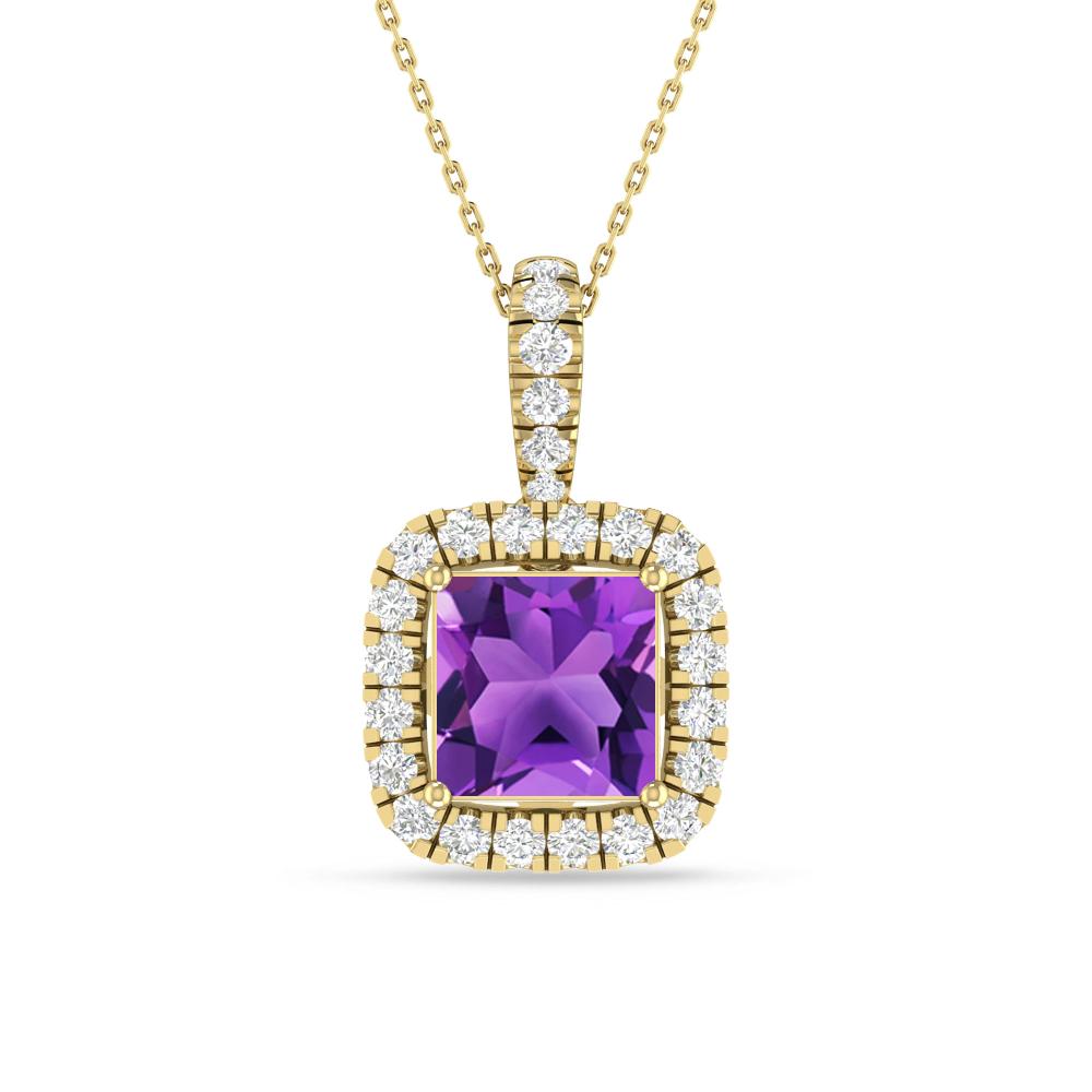 Yellow Gold - Amethyst