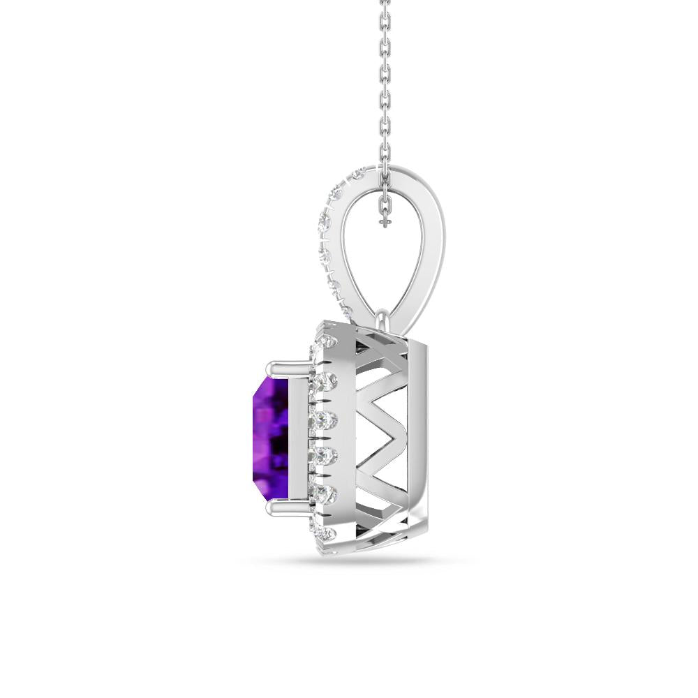 White Gold - Amethyst