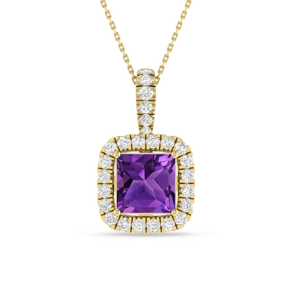 Yellow Gold - Amethyst