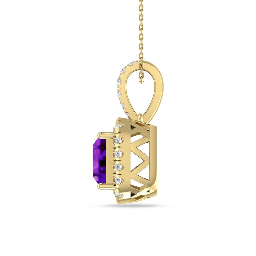 Yellow Gold - Amethyst