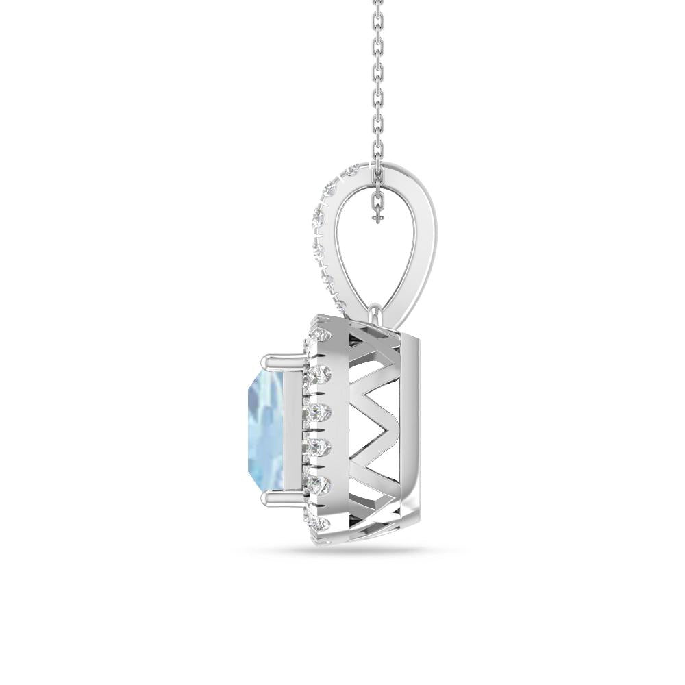 White Gold - Aquamarine